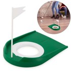 2x Golf Putting Cup And Putt Accuracy Training Hole Use With Golf Putting Mat