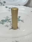 Vintage R h  Cosmetics N y  Collectible Gold Metal Tube Lipstick Light Pink New