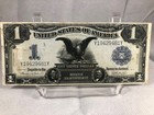1899  1 Large Silver Certificate  black Eagle  Fr233 Very Fine Tehee Burke Blue