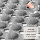 Bath Tub Shower Mat Non Slip  Bathtub Floor Liner Mats For Inside Shower  grey