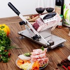 Manual Frozen Meat Slicer Stainless Steel Cutter Machine For Home Kitchen Use   