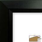 Craig Frames Balla 150  1 5  Modern Satin Black  Picture Frame