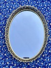 Vintage Vanity Mirror W  Hook Matson 24k Gold Tray Perfume Tray Victorian
