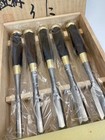 Japanese  Premium Chisel  sotomaru-nomi  set Of 5   Shozan   Vintage Unused 