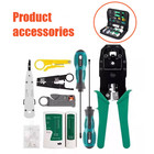 Network Tool Kit With Rj45 Crimper Cable Tester Strippers For Ethernet Cables