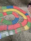 Magic Tracks Trax Lot - 400  Pieces Glow In The Dark - 20  Ft W  2 Tested Cars
