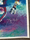 Tiki Barber New York Giants Signed 20x26 Bill Lopa Giclee Art Print   Photo