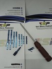 2 0mm Veterinary Bridge Plate 4 6 8 10cm With Locking Screws 64 Pieces Titanium