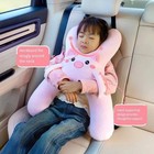 Kids Car Seat Head Support Pillow For Sleeping Car Neck Pillow With Seat Belt