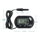 Lcd Digital Aquarium Thermometer Fish Tank Water  Terrarium Temperature Gauge