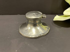 Antique Stamped Sterling Silver Ink Well Made In England Hallmarked