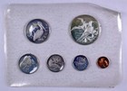 1973 First Coinage Of The British Virgin Islands 6-coin Proof Set Franklin Mint