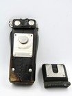 Used Motorola Swivel Leather Carry Case Holster For Xts1500 - Xts5000 And Others