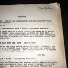 Parasite 3d 1982 Original Movie Script Demi Moore Charles Band Adler Signed Coa
