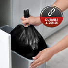 Large 33-gallon Scent-free Trash Bags  60-pack  Black