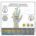 Garden Gardening Yard Gloves Nitrile Dipped Anti-slip Knit Wrist 4 Pairs New