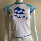 Billabong Vintage Rare Iconic Blue Crush Movie Rashguard Rash Guard Surf Top