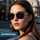 Viewbetter Photochromic Clip On Sunglasses 58 55 Millimeters Gray - Black Lense