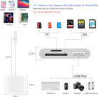 Sd Card Reader For Iphone  Memory Card Reader With Usb Camera Adapter Plug And P