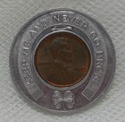 1949 Save At The Rexall One Cent Sale Encased Cent High Grade