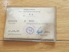 East German Military Pistol Permit  Cool Cold War Cool  Action Packed  Pow 