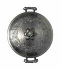 Vintage Everlast Forged Aluminum Hammered Metal Covered Casserole Dish bowl  lid
