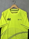 Lewis Hamilton Mercedes Amg Petronas F1 Team Sport Shirt Xl Neon Yellow Nwt
