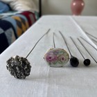 Lot Of 13 Vintage Hat Pins