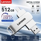 Lenovo 256gb Usb3 0 Flash Drive High Speed Metal Memory Stick Pen Drive Us Stock