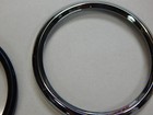 Veglia Chrome Bezel Kit 88mm Glass Rubber Moto Guzzi Ambassador El Dorado Ducati