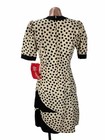 Vtg 1960s Vicky Vaughn Vintage Polka Dot Drop Waist Bow Cotton Usa Made 5 6 Nwt