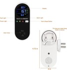 2 Packs Combination Natural-gas And Carbon-monoxide-detector koabbit 4-in-1