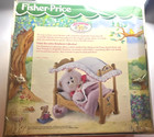 New Vintage 2000 Fisher Price Briarberry Bear Canopy Bed   Accessories Set Rare 
