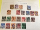 Malaya Straits Settlements Album Page Vintage Stamps Ref 61813