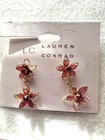 Lot Of 4 Lauren Conrad New Pierced Earrings Wire   Post  8-1