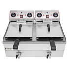 23 6l 25qt Electric Countertop Deep Fryer Commercial Xl Fry Basket Restaurant