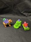 Lot Of 3 Mcdonald   s Grimace Happy Meal Toys  Vintage 1995 2000 Horse Vehicle