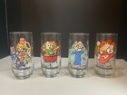 Alvin And The Chipmunks Vintage Drinking Glasses Complete Set Of 4 Glasses 1985