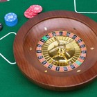 Wodgod 10 Inch Wooden Roulette 10 Inch Diameter  2 Height  Brown 