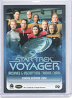 Star Trek Voyager Archives   Inscriptions Promo Card P2 Philly Non Sport Excl 