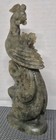 Vintage Chinese Carved Phoenix Bird Green Stone Figure 8 75 