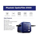Plustek Opticfilm 8100-35mm Negative Film slide Scanner With 7200 Dpi And 48-   