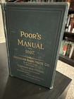 Poor s Manual Of Railroads 1897 - With Color Maps