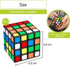 Magic Cube 4x4 - Brain Teaser Fidget Toy For All Levels - Fast Speed Cube