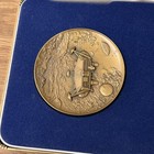 Vtg 1976 Medallic Art Co  Viking 1   2 Twin Mars Unmanned Landing Bronze Medals