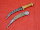 Superb Antique Islamic Khanjar Jambiya Dagger Turquoise Wootz Steel Blade Sword