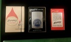 Gulf Advertising Zippo Lighter Silver orange blue Gas   Oil Theme W  Box