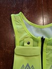 Revali Yellow Reflective Hydration Running Zip Vest With Refillable Bottle Rv-02