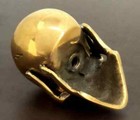 Nautical Solid Brass Heavy Skull Head Handle For Wooden Walking Cane stick