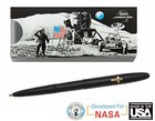 Fisher Space Pen  600bcr   Matte Black Bullet Pen With Gold Cross